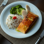 Salmão ao Molho de Mostarda e Mel 