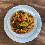 Penne com Iscas de Filé